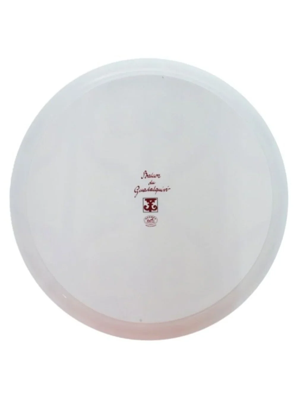 Hermes Gadarkivir Tableware Pottery Red Plate 0335